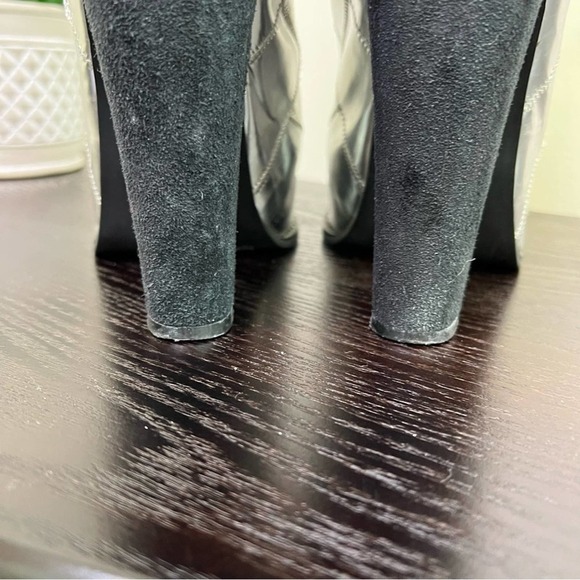 Jeffrey Campbell, black and silver platform boot size 10 # 002 - Picture 9 of 13